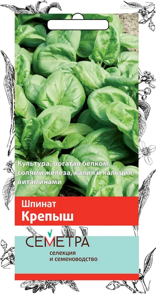 Шпинат Крепыш (ТМ Семетра) 3 г, Семена Поиск