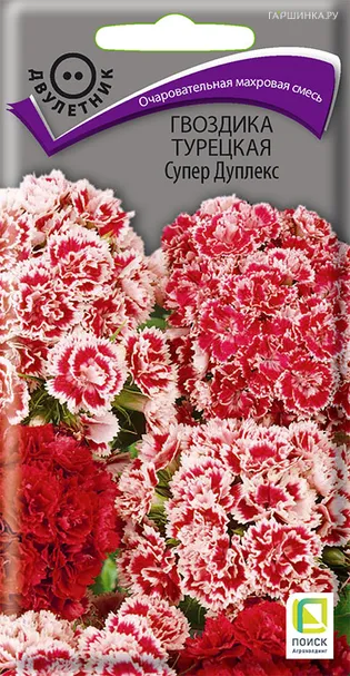 Гвоздика Турецкая Супер Дуплекс 0,3 г, Семена Поиск