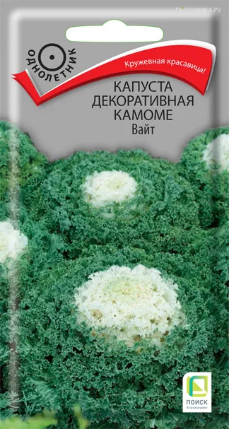 Декоративная капуста Камоме Вайт 10, СеменаПоиск