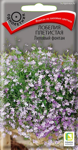 Лобелия плетистая Лиловый фонтан 0,1, Поиск