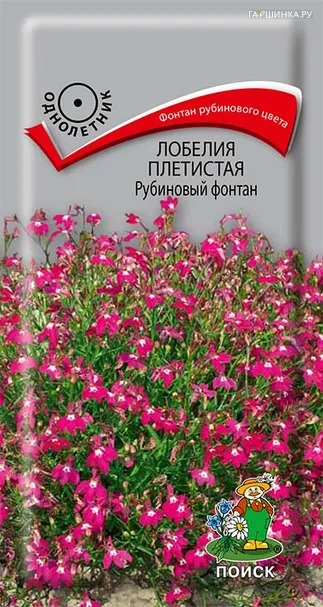 Лобелия плетистая Рубиновый фонтан 0,1, Поиск
