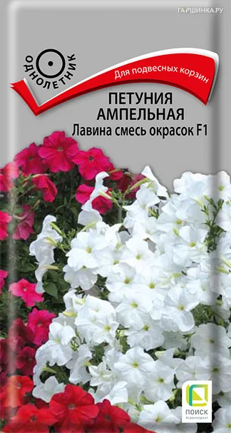 Петуния ампельная Лавина смесь окрасок F1 10, Поиск