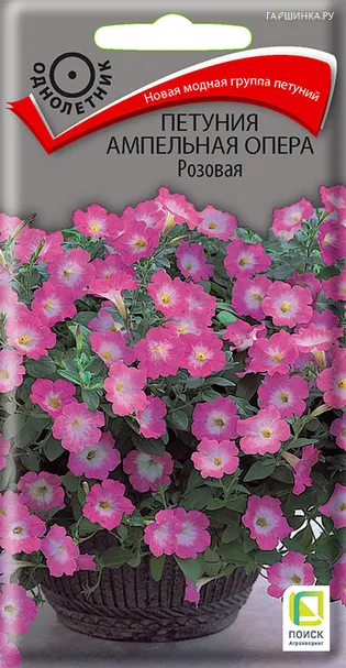 Петуния ампельная Опера Розовая 5, Поиск