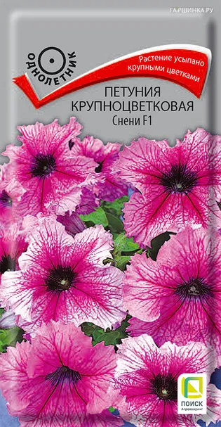Петуния крупноцветковая Снени F1 20, Поиск