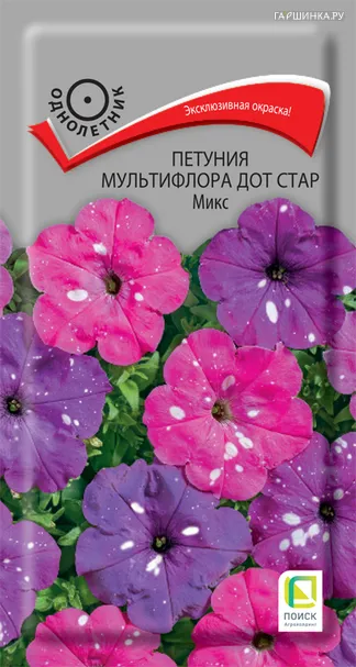 Петуния мультифлора Дот Стар Микс 10, Поиск