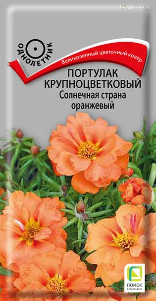 Портулак крупноцветковый Солнечная страна оранжевый 0,1, Поиск