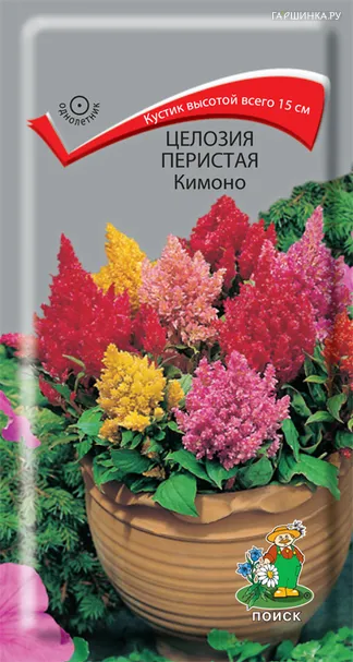 Целозия Кимоно перистая 0,1 г, Семена Поиск