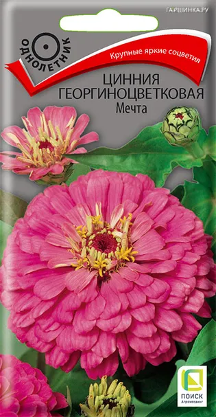Цинния георгиноцветковая Мечта 0,4, Поиск