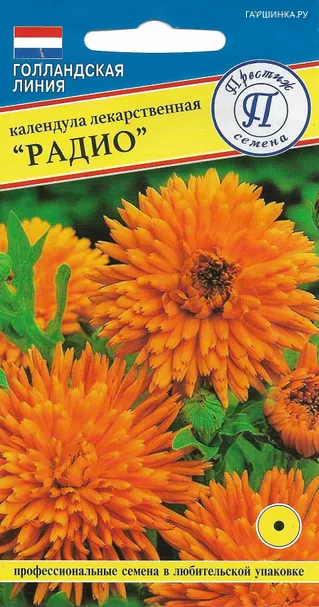 Календула Радио 20 шт, Семена Престиж