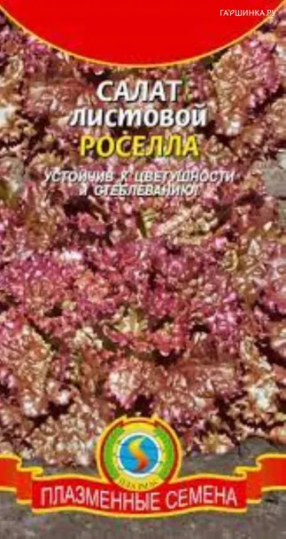 Салат Росела листовой 0,3 гр, Плазменные семена