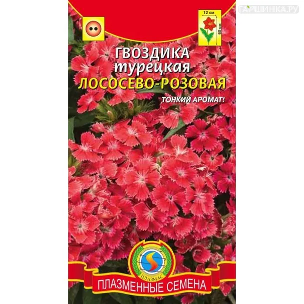 Гвоздика Турецкая Лососево-Розовая, 0,2 гр, Плазменные семена