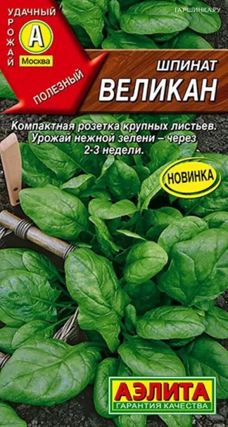 Шпинат Великан 3,0 г, ц/п