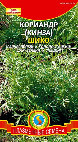 Кинза (Кориандр) Шико 2 г, Плазменные семена