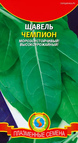 Щавель Чемпион 0,5 г, Плазменные семена