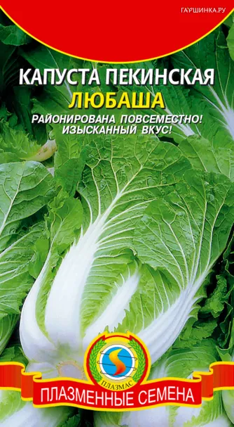 Пекинская капуста Любаша 0,5 г, Плазменные семена