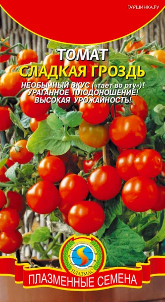 Томат Сладкая гроздь 25 шт, Плазменные семена