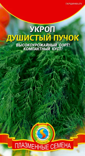 Укроп Душистый пучок 2 г, Плазменные семена