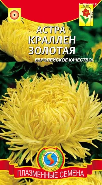 Астра Золотая Краллен 0,3 г, Плазменные семена