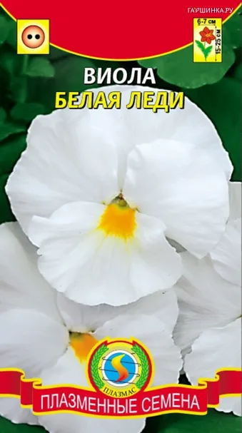 Виола Белая леди  0,1 г, Плазменные семена