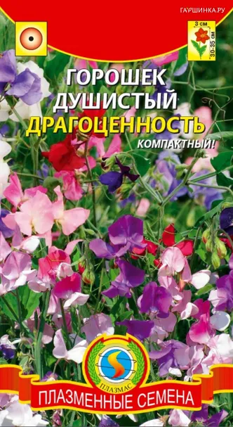 Горошек душистый Драгоценность 12 шт, Плазменные семена