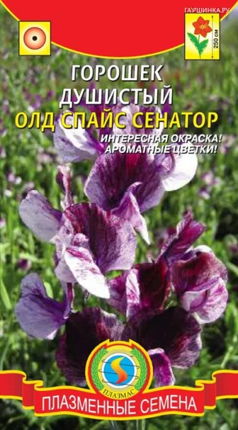 Горошек душистый Олд Спайс Сенатор 0,4 г, Плазменные семена
