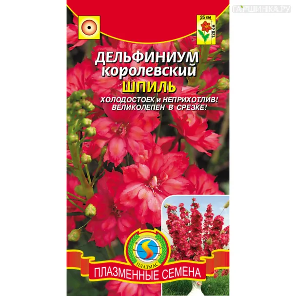 Дельфиниум королевский Шпиль  30 шт Плазменные семена