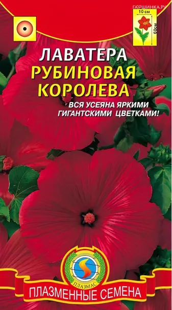Лаватера Рубиновая королева 0,1 г, Плазменные семена