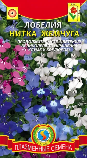 Лобелия Нитка жемчуга 0,03 г, Плазменные семена