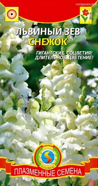 Львиный зев Снежок 0,1г, Плазменные семена