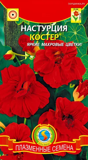 Настурция Костер 9 шт, Плазменные семена