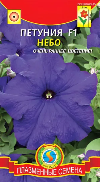 Петуния Небо F1 (серия Prism) 10 шт, Плазменные семена