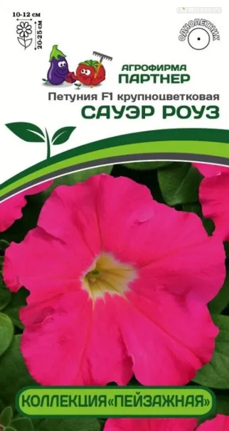 Петуния Сауэр Роуз F1 крупноцветковая кустовая 10 шт. Партнер