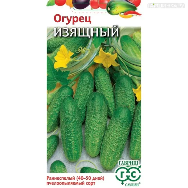 Огурец Изящный 0,5 г ЦП Гавриш