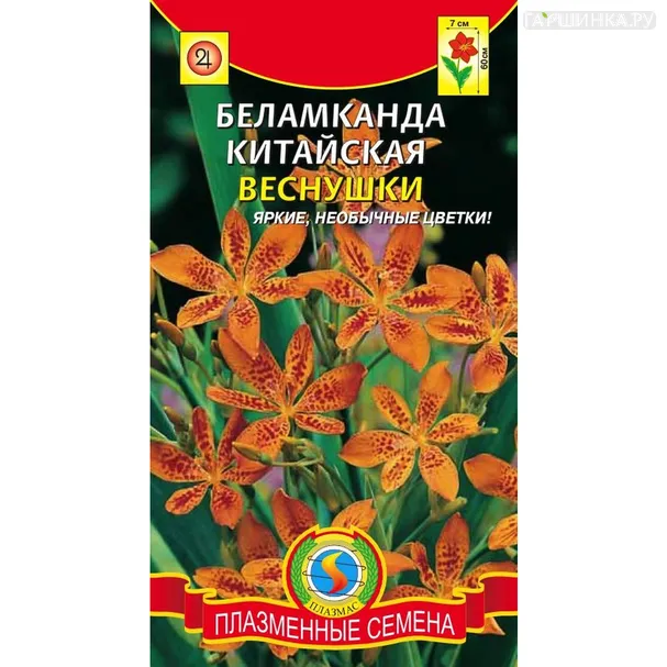 Беламканда Веснушки китайская 0,1 г, Плазменные семена