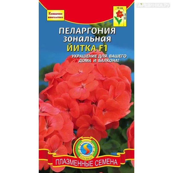 Пеларгония Йитка F1 зональная 3 шт, Плазменные семена