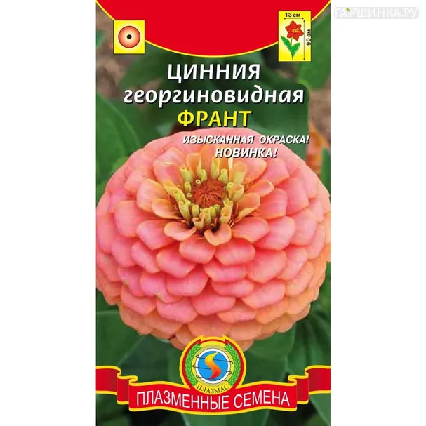 Цинния Франт георгиновидная 0,3 г, Плазменные семена