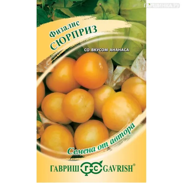 Физалис Сюрприз изюмный 20 шт ц/п, Семена Гавриш