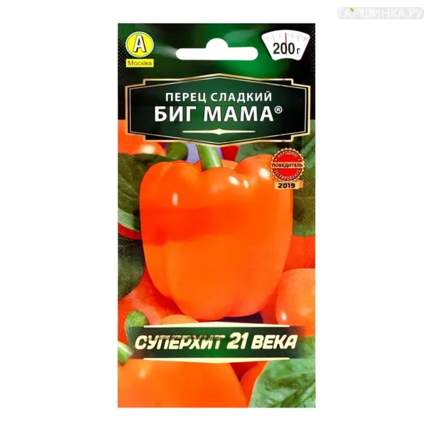 Перец Биг Мама сладкий ц/п 20 шт, Семена Аэлита
