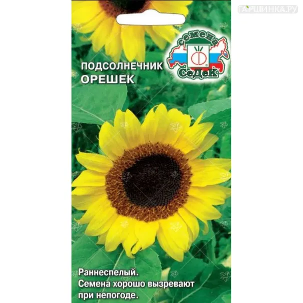 Подсолнечник Орешек ц/п 0,5 г,Семена Седек