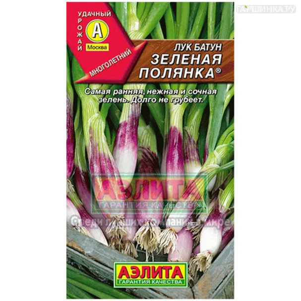 Лук батун Зеленая полянка ц/п 0,3 г, Семена Аэлита