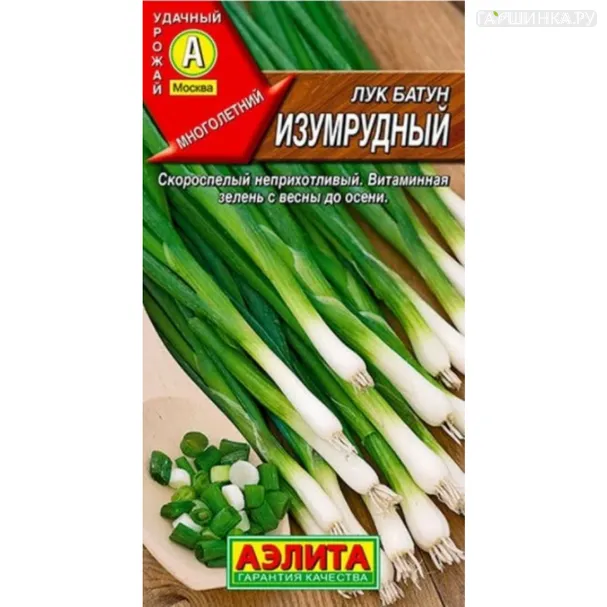 Лук батун Изумрудный пикант ц/п 0,1 г,  Семена Аэлита