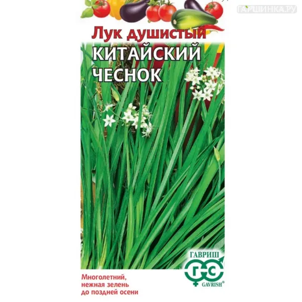 Лук душистый Китайский чеснок 0,3 г, Семена Гавриш