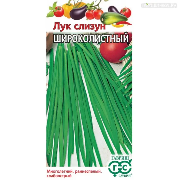 Лук слизун Широколистный ц/п 0,5 г, Семена Гавриш