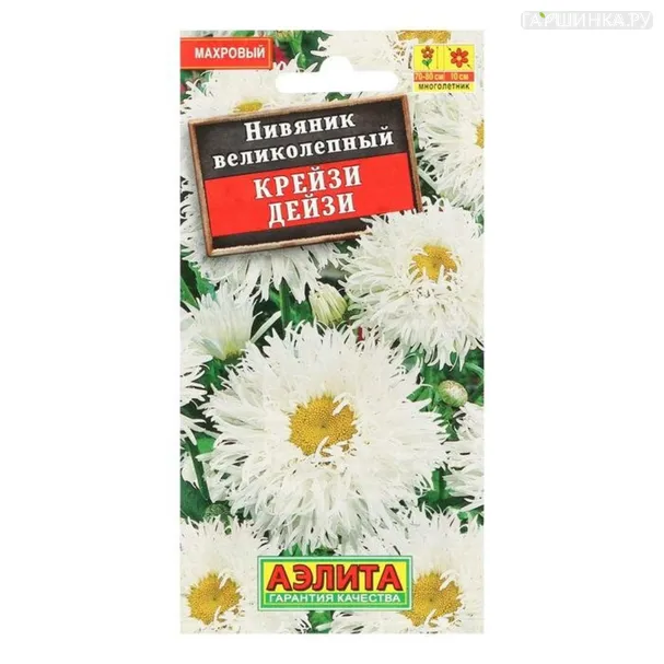 Нивяник Крейзи Дейзи ц/п 0,03 г/25 шт, Семена Аэлита