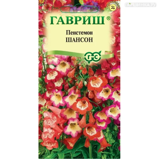 Пенстемон Хартвига Шансон наперстянковый 0,1 г, Семена Гавриш
