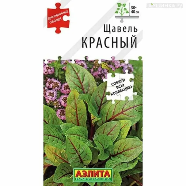 Щавель Красный ц/п 0,05 г. Семена Аэлита