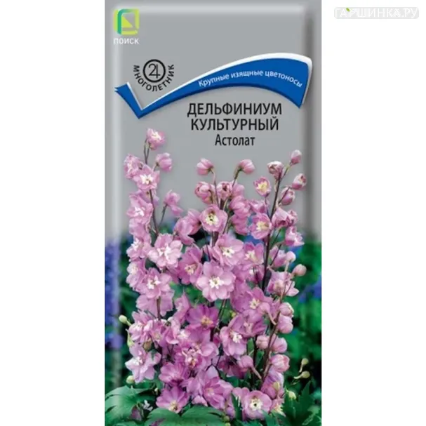 Дельфиниум Астолат культурный 0,1 г, Семена Поиск