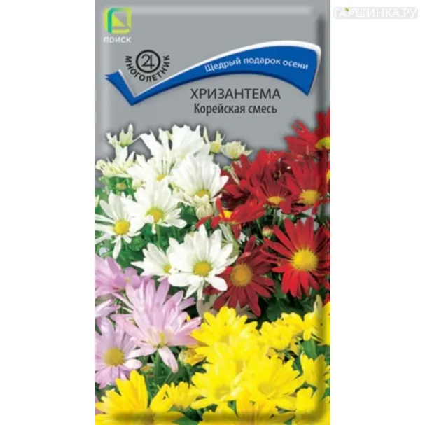 Хризантема Корейская смесь 0,05 г, Семена Поиск
