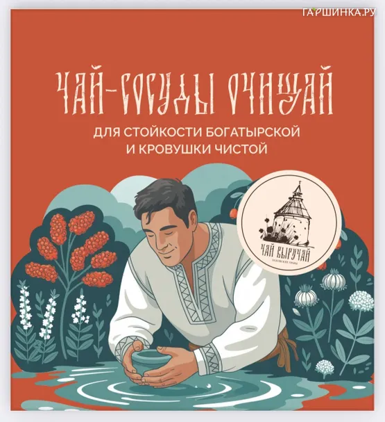 Чай травяной. При Холестерине (сосуды)