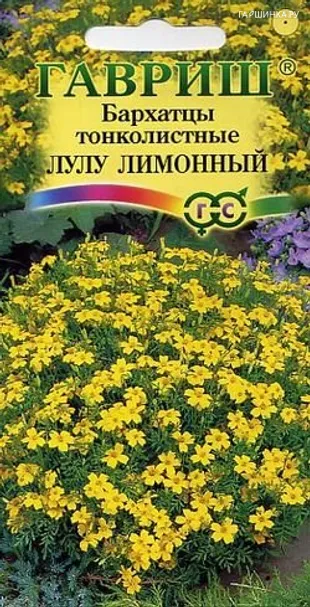 Бархатцы тонколист. Лулу лимонный (Тагетис) 0,05 г